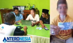 Dokumen Tokoh masyarakat setempat, Rizan Demanto, melaporkan kasus ini ke Panitia Pengawas Pemilu Kecamatan (Panwascam) Sumalata Timur, Jumat malam (18/04/2025), dengan membawa bukti uang serta rekaman video dan suara. (Foto:Ist)